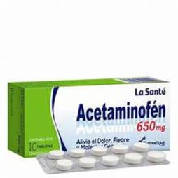 Acetaminofen 650mg combo x 3 la sante