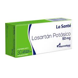 Losartan potasico 50mg x 30 tab la sante
