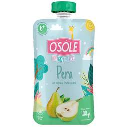 Compota de pera pouch osole 100gr