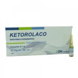 Ketorolaco 30mg/ml x 1amp adn/medical
