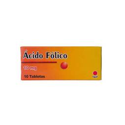 Acido folico 10 mg x 10 tab meyer combo x3