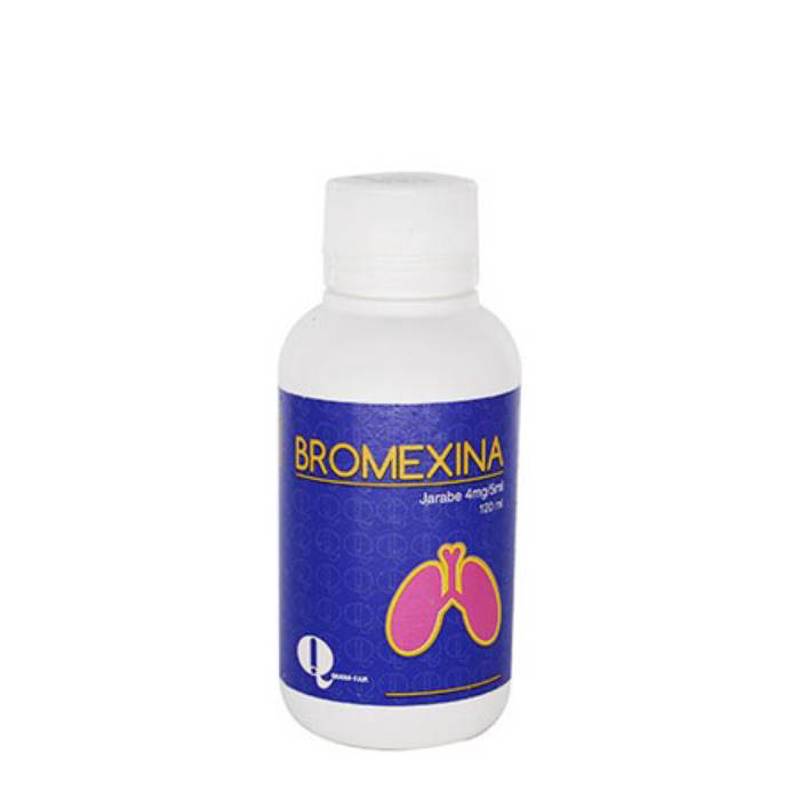 Bromexina 4mg/5ml jbe ped x 120ml quim-far