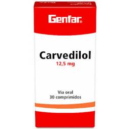 Carvedilol 12.5 mg x 30comps genfar