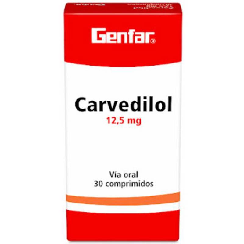 Carvedilol 12.5 mg x 30comps genfar