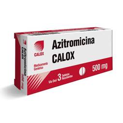 Azitromicina 500mg x3tab calox