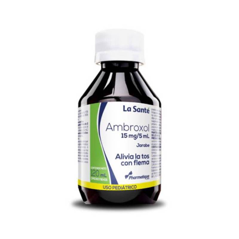 Ambroxol 15mg/5ml jbe ped x 120ml la sante