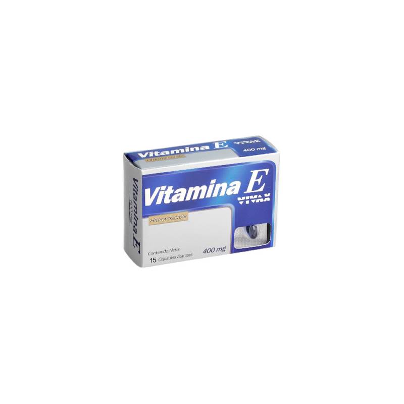 Vitamina e 400mg x 15caps vivax