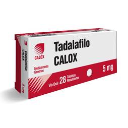 Tadalafilo 5mg x 28tab calox