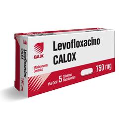Levofloxacino 750mg x 5tab calox