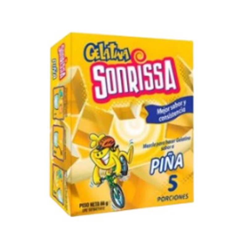 Gelatina sonrisa pina 66gr