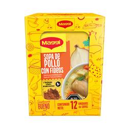 Sopa de pollo con fideos maggi 62g