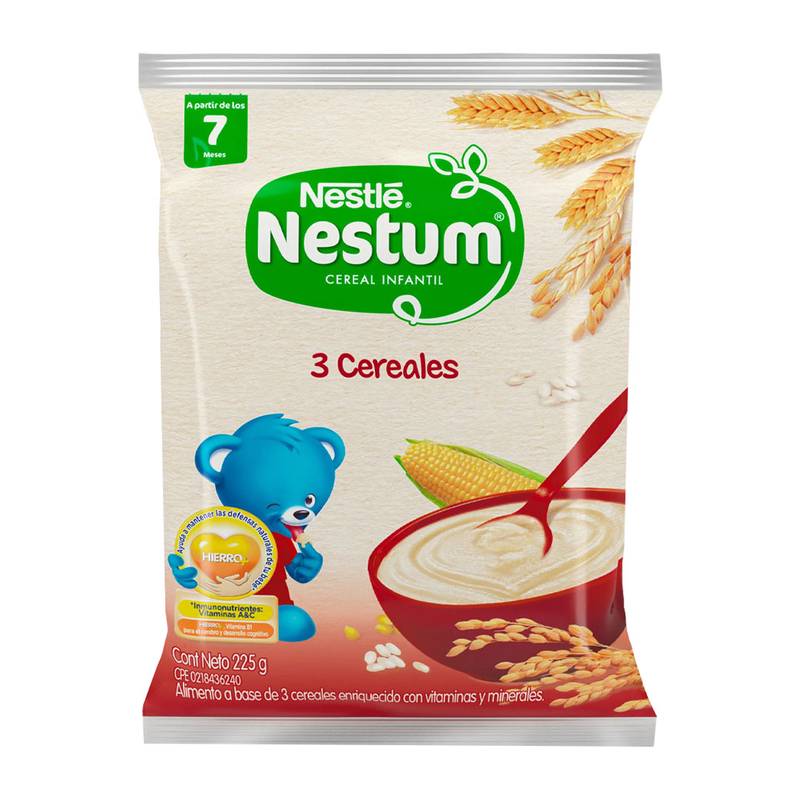 Nestum 3 cereales bolsa 225 gr