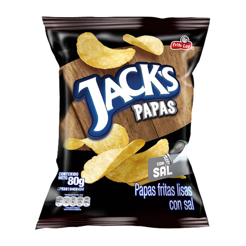 Papas jack con sal 80g