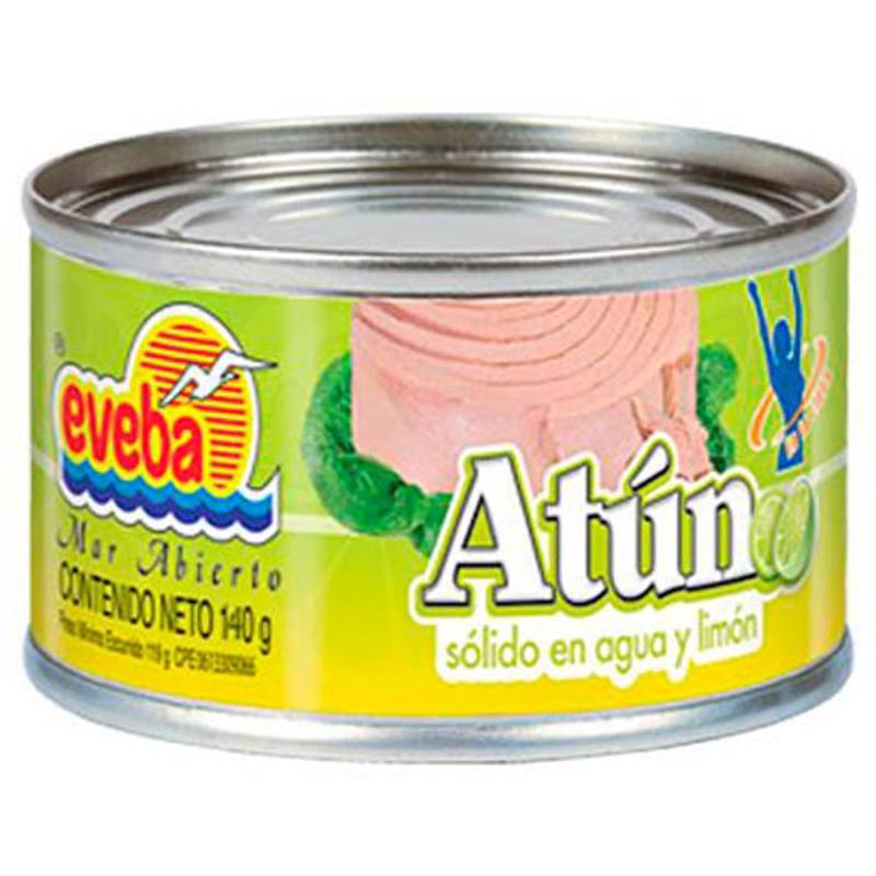 Atun eveba en agua y limon 140gr