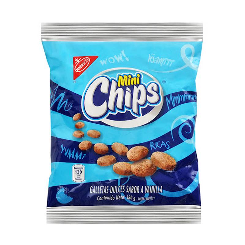 Galleta mini chips 180gr