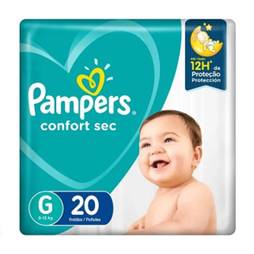 Panal pampers confort seco g x 20