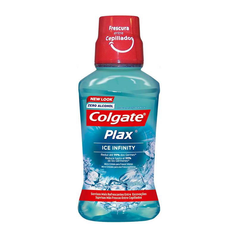 Enjuague bucal colgate plax ice infinity 250ml