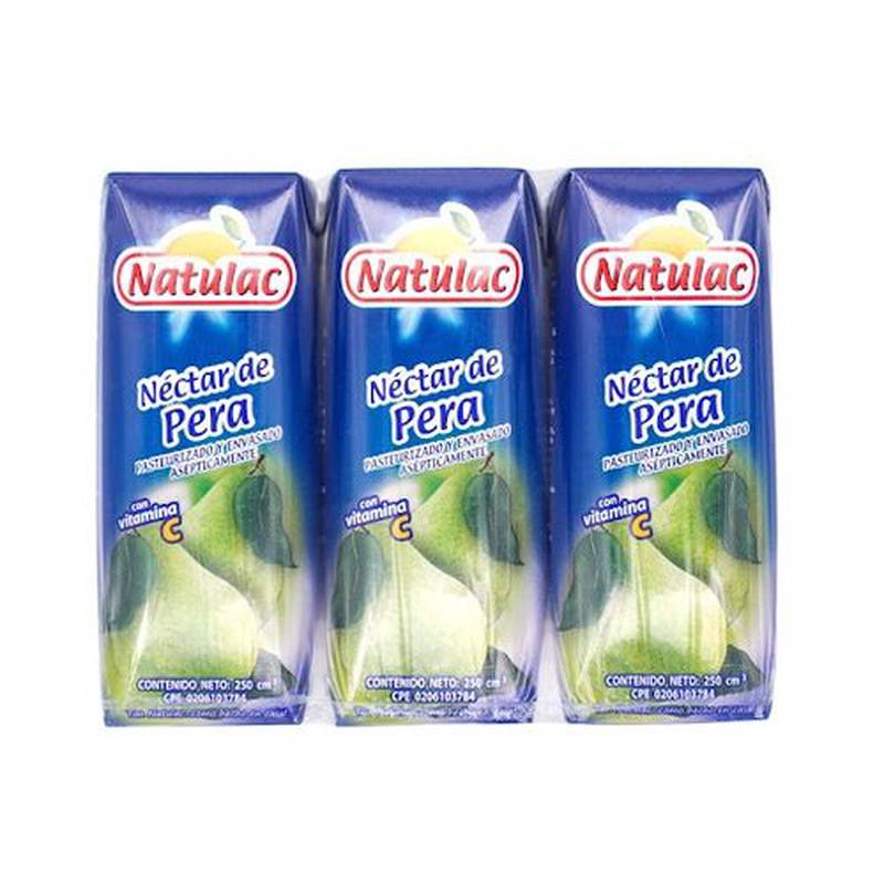 Nectar de pera natulac 250ml