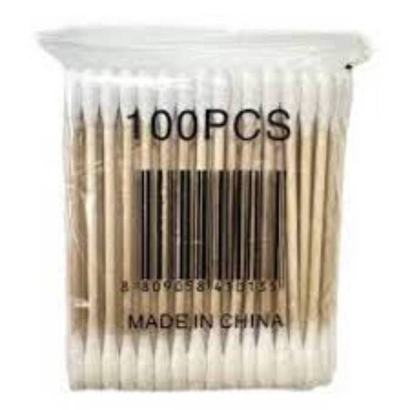 Hisopos de madera x 100pcs