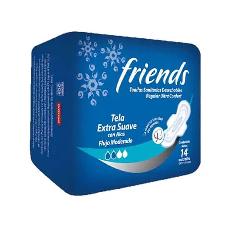 Toallas sanit friends tela x 14 und