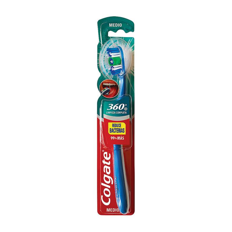 Cepillo dental colgate 360 medio