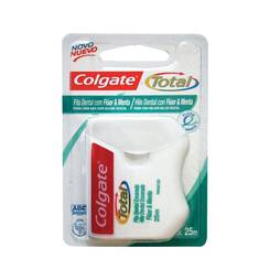 Hilo dental colgate  fluor menta 25m