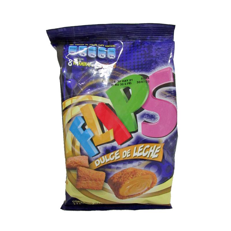 Flips dulce de leche 120 gr