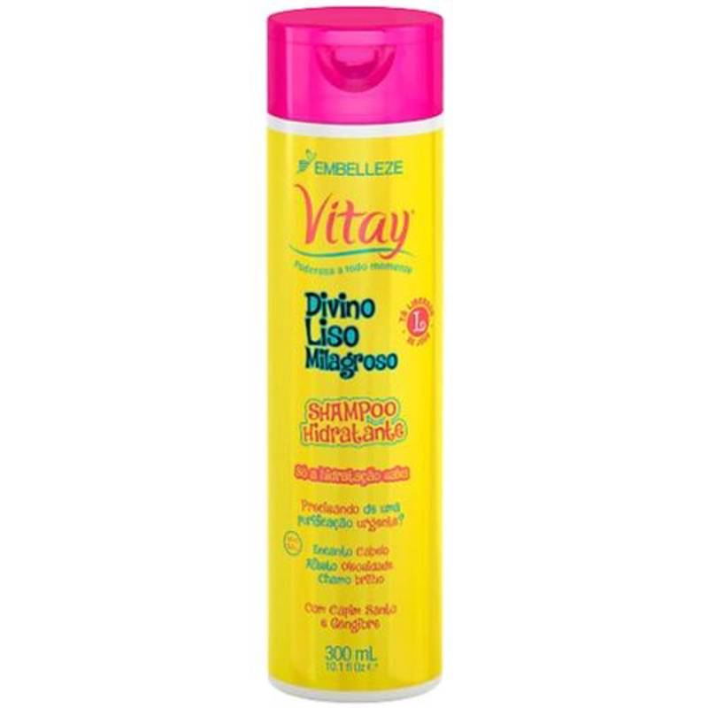 Shampoo hidratente divino liso 300ml novex