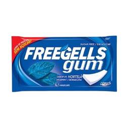 Chicle freegells hierbabuena 8gr