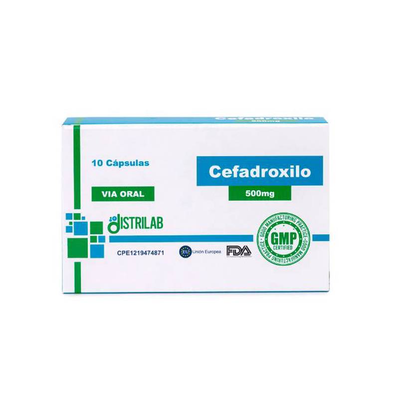 Cefadroxilo 500mg x10caps distrilab