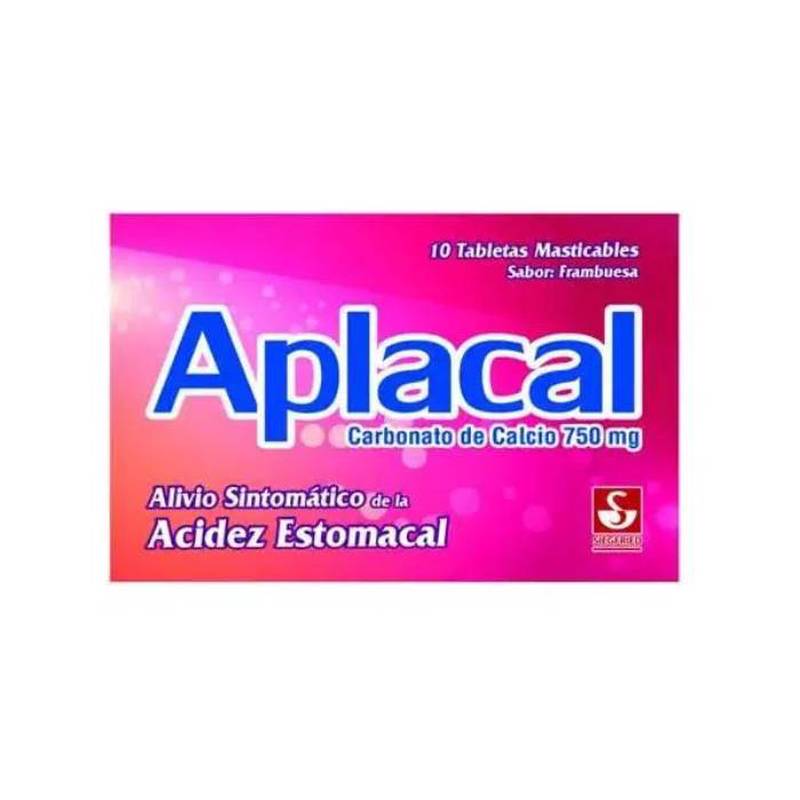 Aplacal 750mg x10tab mast frambuesa siegfried
