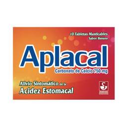 Aplacal 750mg x10tab mast banana siegfried