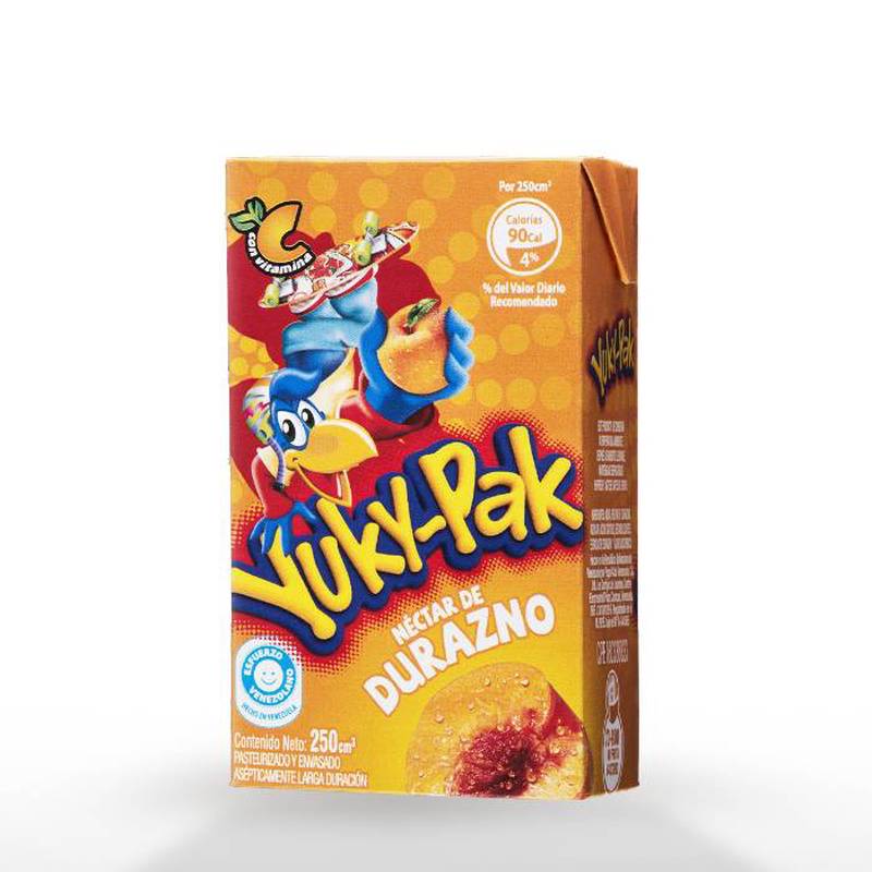 Yuky-pak durazno 250ml