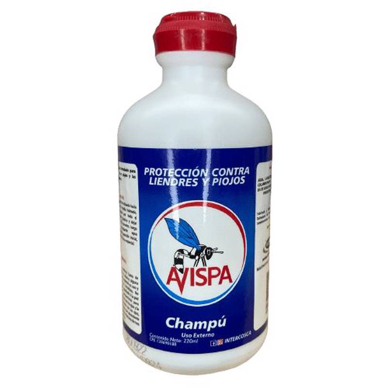 Avispa champu liendra/piojo 220ml