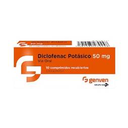 Diclofenac potasico 50mg x 30tab genven
