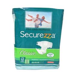 Securezza panal p/adulto classic talla m x 6 und