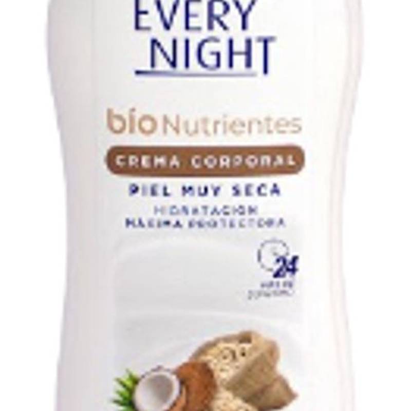 Every night bio crema corporal coco y avena 200ml