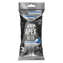 Afeitadora apex revo 3hoj x 2 unid