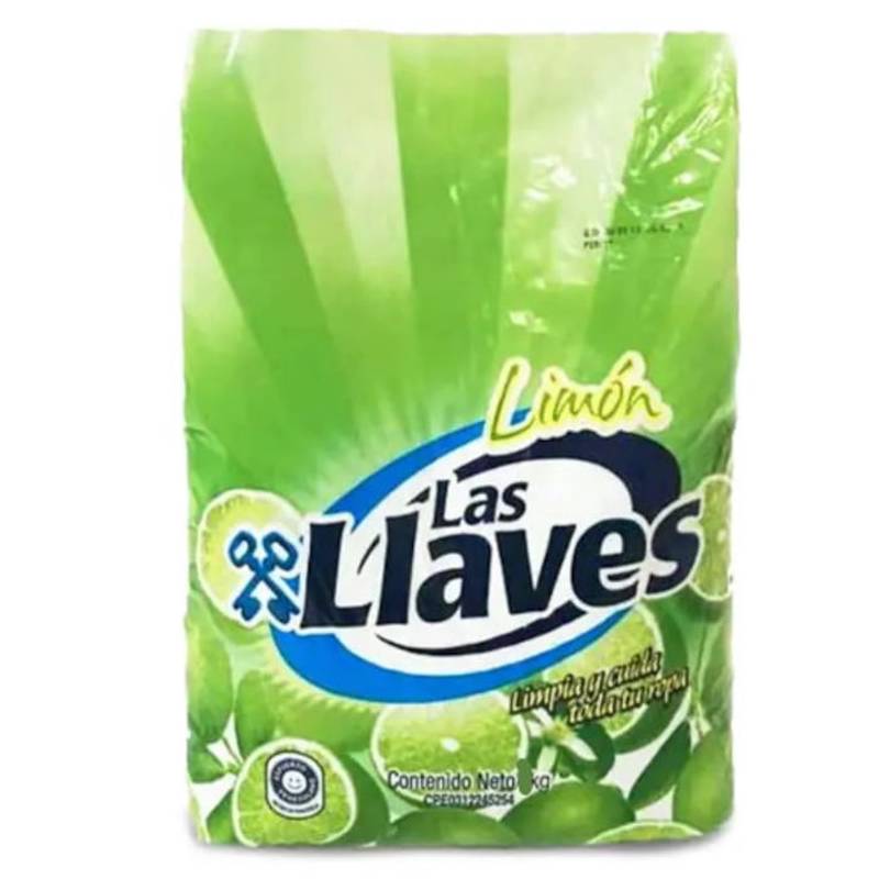 Jabon en polvo las llaves limon 900gr