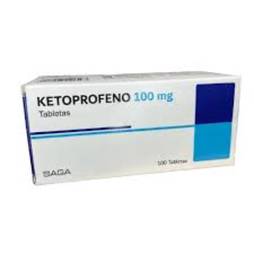 Ketoprofeno 100mg x10tab saga