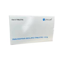 Amlodipina besilato 10mg x 10tab unicure