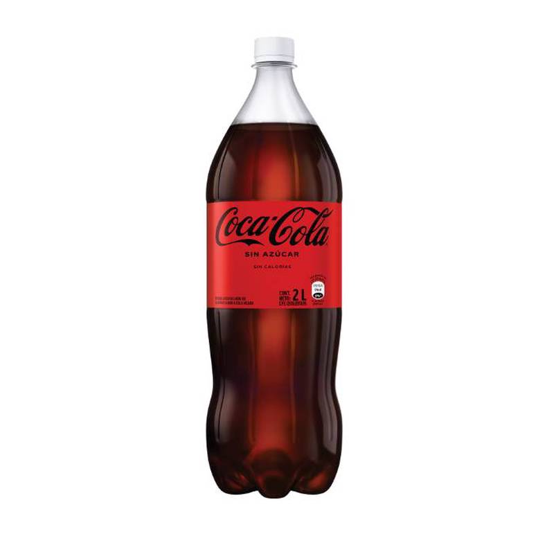 Coca cola sin azucar 2l