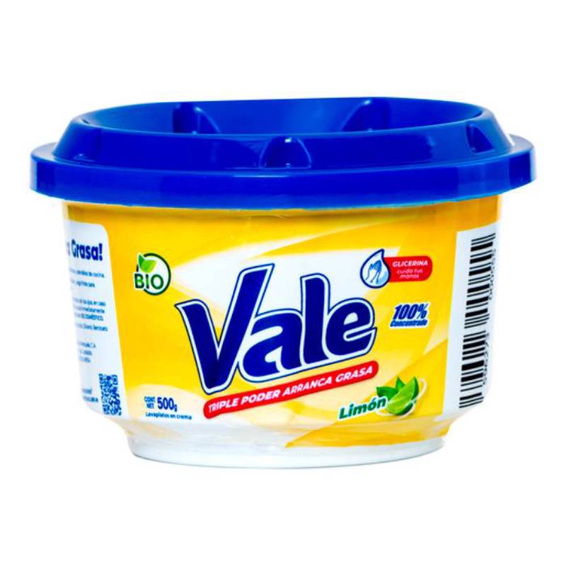 Lavaplatos vale en crema limon 500gr