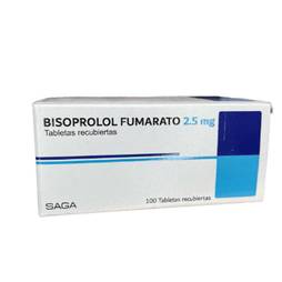 Bisoprolol fumarato 2.5mg x 10tab saga/drotafarma
