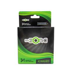 M-zone preservativo acanalado x4