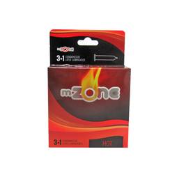 M-zone preservativo hot x4