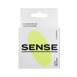 Sense preservativo ultra delgado x3