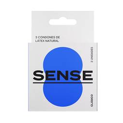Sense preservativo clasico x3