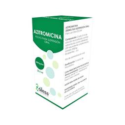 Azitromicina 200mg/5ml susp x22,5ml aless