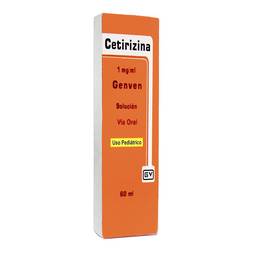 Cetirizina 1mg/ml susp ped x 60ml genven